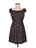 Forever 21 Floral Black Casual Dress Size M - photo 1