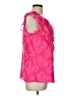 Attention 100% Polyester Pink Sleeveless Blouse Size L - photo 4