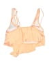 Unbranded Solid Orange Swimsuit Top Size M - photo 2