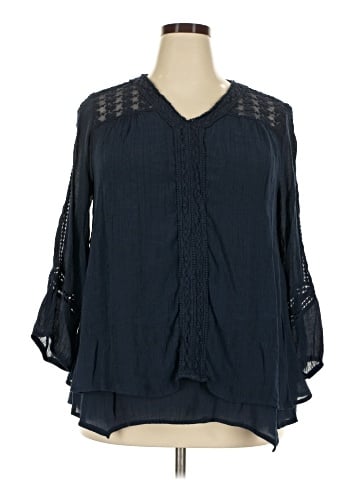 Style&Co 3/4 Sleeve Blouse (view 1)