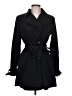 Calvin Klein Black Trenchcoat Size L (estimated) - photo 1