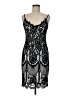 Bebe 100% Polyamide Black Cocktail Dress Size M - photo 1