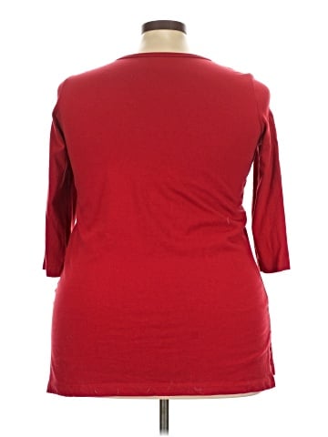 Woman Within 3/4 Sleeve T-Shirt (view 2)