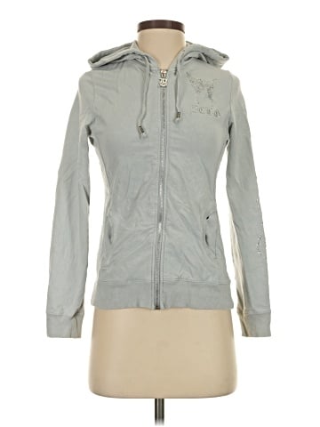 BCBGMAXAZRIA Zip Up Hoodie (view 1)