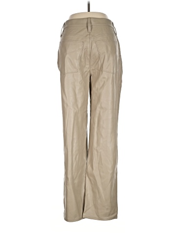 Madewell The Perfect Vintage Straight Jean: Faux Leather Edition (view 2)