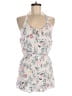 Kendall & Kylie 100% Rayon Floral Ivory White Romper Size M - photo 1