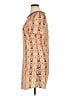 Maison Scotch Print Tan Casual Dress Size XL (4) - photo 5