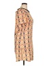 Maison Scotch Print Tan Casual Dress Size XL (4) - photo 4
