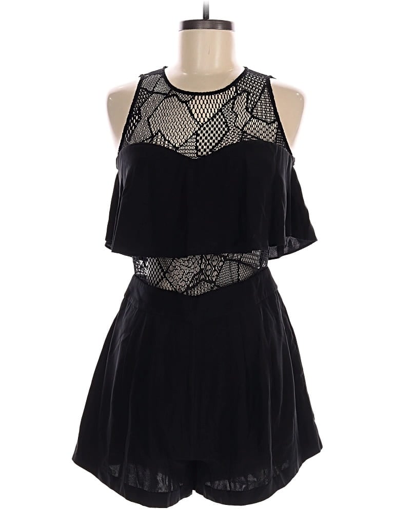 Pre-owned Parker Romper In Black