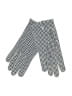 Crescendoe 100% Leather Checkered-gingham Blue Gloves Size 7 1/2 - photo 2