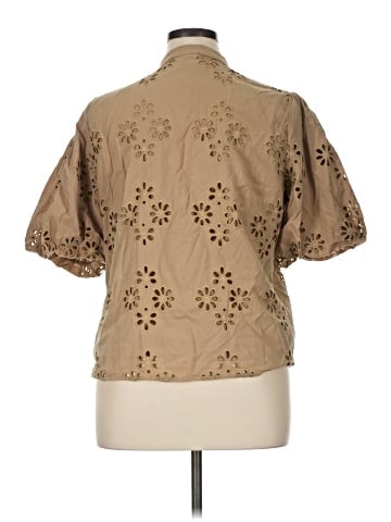 Ann Taylor Short Sleeve Blouse (view 2)