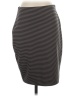 Ann Taylor Stripes Black Casual Skirt Size 4 Petite - photo 1