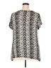 Willi Smith Chevron-herringbone Silver Short Sleeve T-Shirt Size 2X - photo 2