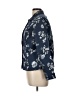 Croft & Barrow Floral Blue Jacket Size Lg Petite - photo 5