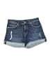 Just Black Blue Denim Shorts Size 27 waist - photo 1