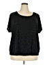 Apt. 9 Black Short Sleeve T-Shirt Size 2X - photo 1