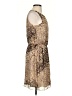 Tibi Animal Print Brown Cocktail Dress Size 2 - photo 4