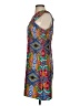 Taylor Print Metallic Blue Cocktail Dress Size 4 - photo 5