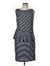Laundry by Shelli Segal Stripes Blue Casual Dress Size L - photo 1