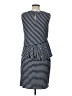 Laundry by Shelli Segal Stripes Blue Casual Dress Size L - photo 2
