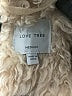 Love Tree 100% Polyester Ivory Faux Fur Vest Size M - photo 3