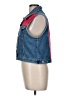 Baccini Red Denim Vest Size L - photo 5