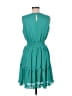 She + Sky 100% Polyester Solid Teal Cocktail Dress Size M - photo 2