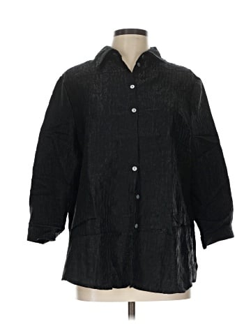 Allison Daley 3/4 Sleeve Button-Down Shirt (view 1)