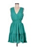 She + Sky 100% Polyester Solid Teal Cocktail Dress Size M - photo 1