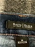White House Black Market Chevron-herringbone Blue Jeans Size M - photo 7
