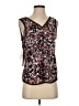 Halogen 100% Polyester Brown Sleeveless Top Size S - photo 1