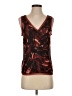 Halogen Burgundy Sleeveless Blouse Size S - photo 1
