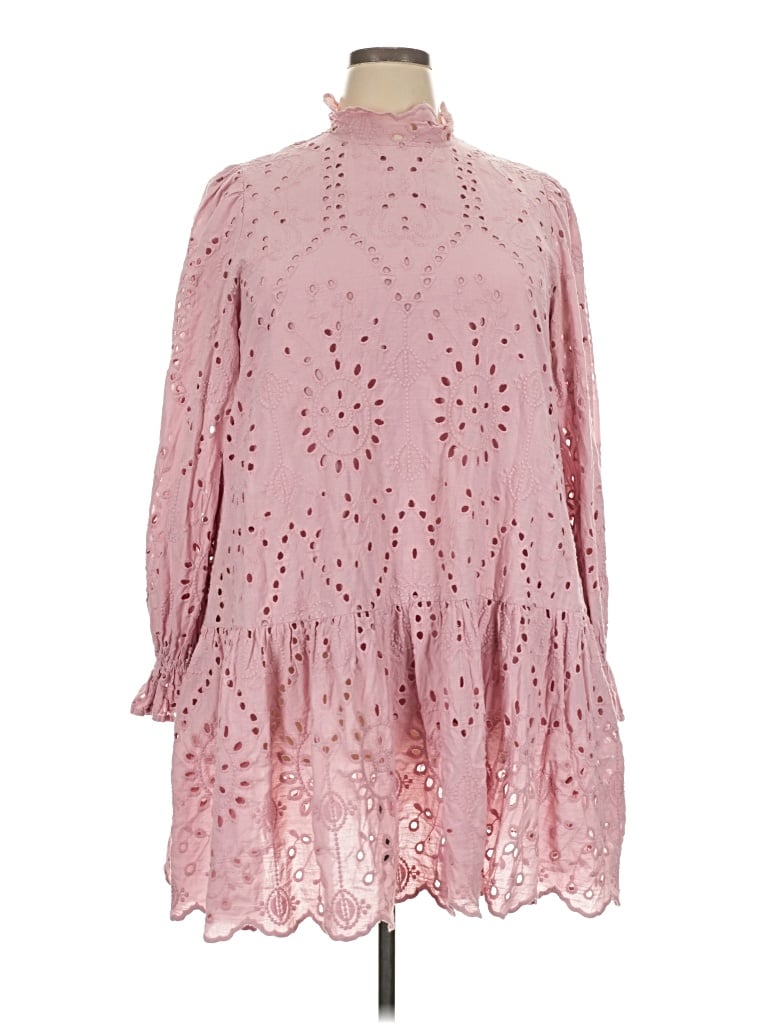 Pre-owned Eloquii Casual Dress In Pink
