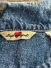 Gap 100% Cotton Hearts Blue Denim Jacket Size XXL - photo 6