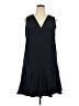J.Crew 100% Polyester Solid Black Cocktail Dress Size XXL - photo 1