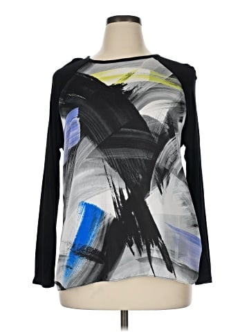 CALVIN KLEIN JEANS Long Sleeve Top (view 1)