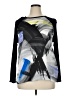 CALVIN KLEIN JEANS 100% Polyester Graphic Black Long Sleeve Top Size XL - photo 1