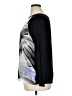 CALVIN KLEIN JEANS 100% Polyester Graphic Black Long Sleeve Top Size XL - photo 5