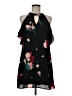Candie's 100% Polyester Floral Black Cocktail Dress Size M - photo 1
