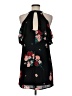 Candie's 100% Polyester Floral Black Cocktail Dress Size M - photo 2