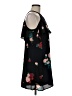Candie's 100% Polyester Floral Black Cocktail Dress Size M - photo 4