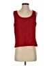 St. John Red Sleeveless Top Size S - photo 1