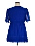 ECI Blue Short Sleeve Blouse Size XL - photo 2