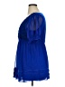 ECI Blue Short Sleeve Blouse Size XL - photo 5
