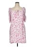 Open Edit 100% Polyester Floral Pink Casual Dress Size XL - photo 1