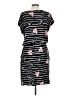 Apt. 9 Graphic Black Casual Dress Size L - photo 2