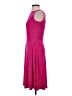 Chaps Solid Pink Cocktail Dress Size S - photo 5