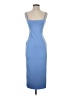Open Edit Solid Blue Cocktail Dress Size S - photo 1