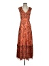Wilfred 100% Polyester Paisley Orange Cocktail Dress Size 2 - photo 1