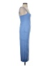 Open Edit Solid Blue Cocktail Dress Size S - photo 4